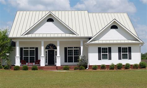 white houses with metal roofs|white colored aluminum roof sheet.